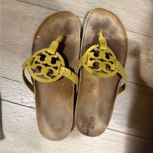 Tory Burch Yellow Sandals